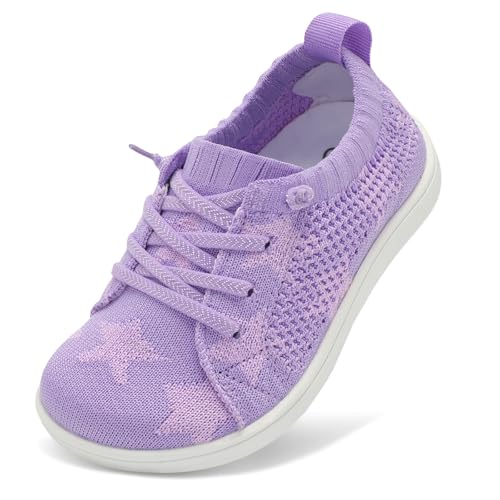 Image of LeIsfIt Toddler Shoes Girls Boys Wide Shoes Kids Zero Drop Minimalist Sneakers Barefoot Slip on Tennis Sneakers