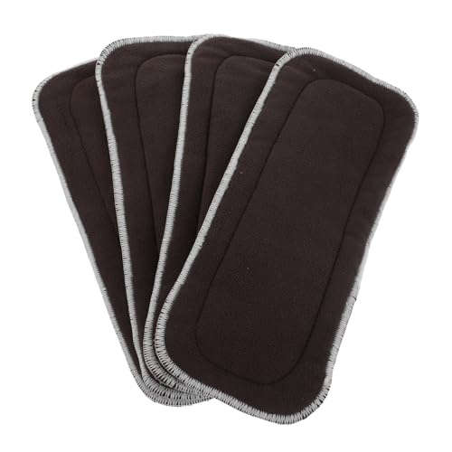FRCOLOR 4 Piezas Unidades Insertos Niña Bambú Ultrasorbentes Reutilizables Lavables para de Absorbentes Rápidos y Transpirables Antileak para Uso Diario y Viaje