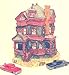 Miniature trains detailed Victorian House #25 for possible use with N scale trains