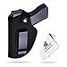 Fonrroni Concealed Carry Holster, Universal Holster, Inside The Waistband Bundle, Holster for Man/Woman Fits Right Hand and Left, Compact Subcompact Handguns, Black