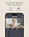 nooie 2K Smart WiFi Baby Monitor with Camera and Audio, Smartphone App Control, Temperature Sensor, Motion & Cry Detection, IR Night Vision, 2-Way Talk, Cloud & SD Card Storage, Ideal for New Moms