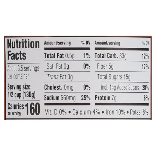 Image of BUSH'S BEST 16 oz Canned Brown Sugar Hickory Baked Beans, Source of Plant Based Protein and Fiber, Gluten Free (Pack of 12)