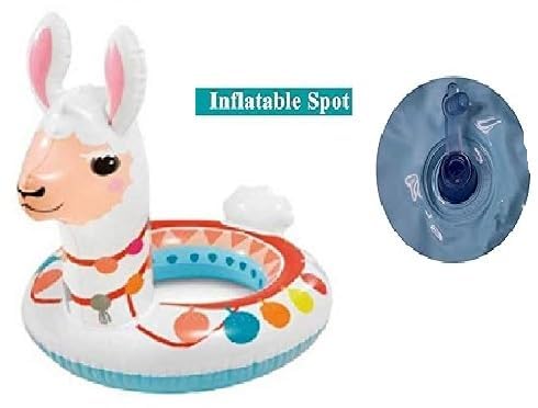 Image of Glan Swimming Ring Adult /Kids Inflatable Pool Float Tube Circle Water Toys Air Mattress Pool Swim Tube (Multi Color) (Animal Swimming Ring 5)