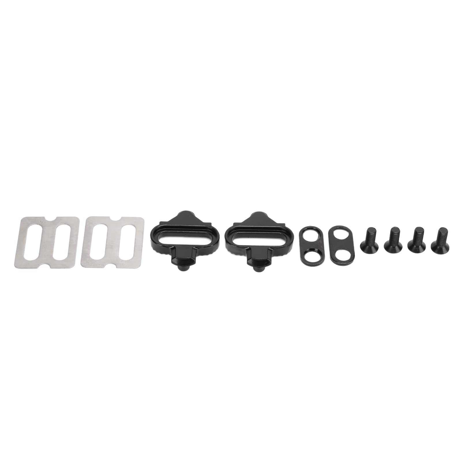 KIMISS Pedal Multiusos de Plataforma de Doble Cara para Bicicleta de Montaña - Pedales Sellados sin Clip con Tacos para Bicicleta de Carretera, Fácil Conversión de Modo sin Clip a Plano