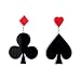 Produktbild Aediea Poker Pik Clubs Acryl Drop Ohrringe Frauen Creative Jewelry