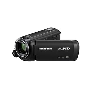 Panasonic HC-V380EG-K Full HD Camcorder (Full HD, 50x optischer Zoom, 28 mm Weitwinkel, optischer 5-Achsen…