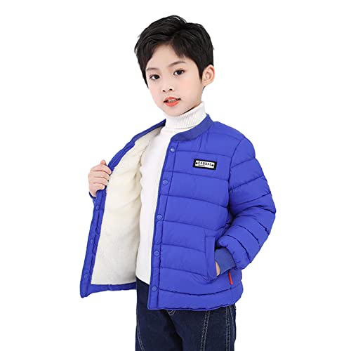 sfdgfhyf Boys' Winter Coat Quilted Puffer Jacket Fleece Lined Down Coat Kids Water-𝐑esistant Boys Toddler