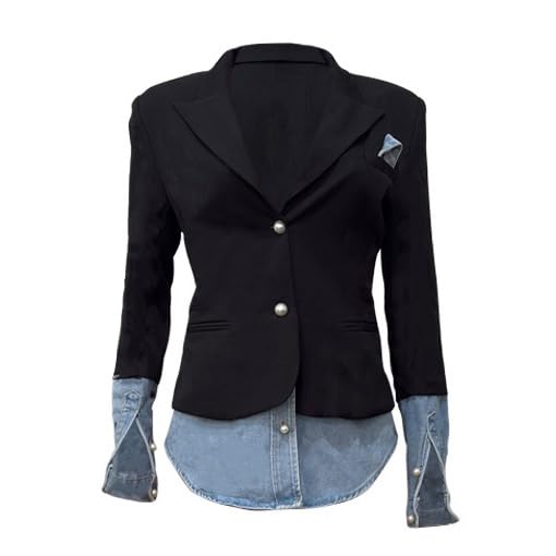 LKOUS Women's Casual Blazers Long Sleeve Open Front Slim Fit Work Office Suit Jackets with Pockets2