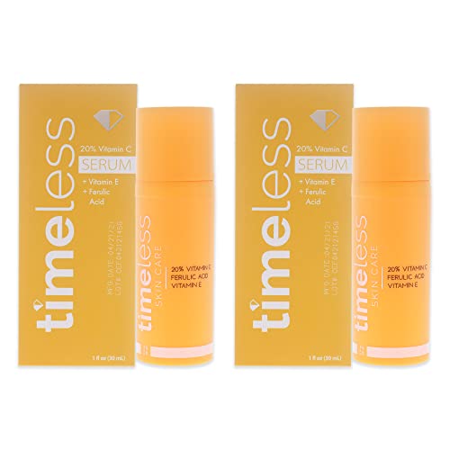 Timeless Vitamin C Plus E 20 Percent Ferulic Acid Serum Serum Unisex 1 oz Pack of 2