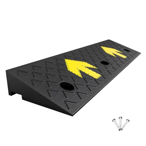 Rampas de goma para bordillos, 13 cm de altura
