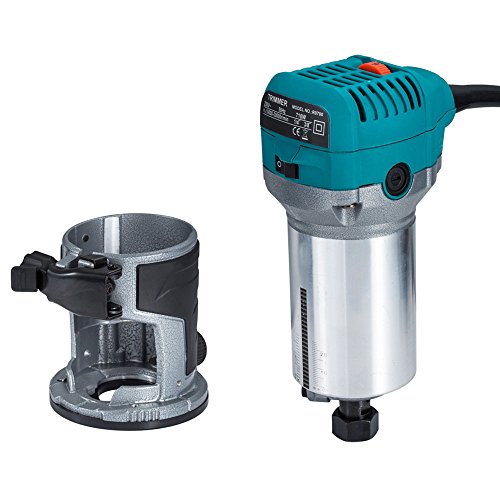 Anesty AOBAUSA508B1 Compact Router With Trimmer/Fixed Base, Variable Speed Trim Router Palm Router Laminate Trimmer thumb #2