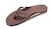 Rainbow Sandals Mens Hemp Wide Strap Double Layer Arch Brown Size Large (9.5-...