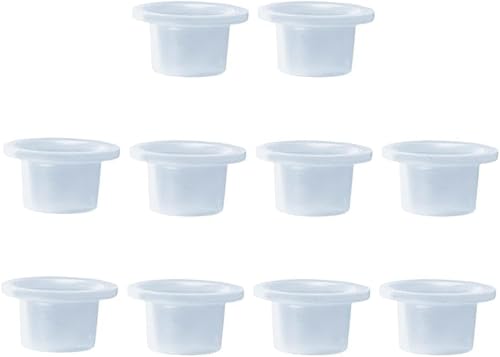 10 Pcs White Faucet Leak-Proof Sealing Gasket, 2023 Leak-Proof Silicone Plug for Faucet Triangle Valve, Heavy Duty Hose Sealing Washer, Water Hose washers Rubber, Silicone Raw Material Belt