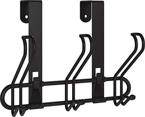 Franklin Brass OTDW03F-FB-C 3-Hook Wire Over The Door Storage Rack