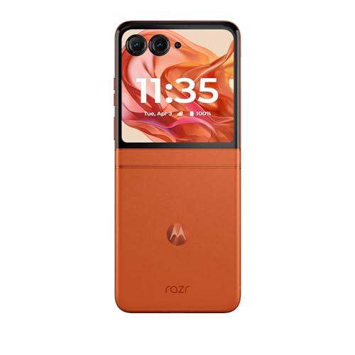 Image of Motorola razr | 2024 | Unlocked | Made for US 8 /256GB | 50MP Camera | Spritz Orange