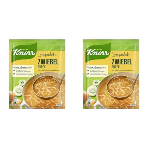 Knorr Suppenliebe Zwiebelsuppe, 750 ml (Packung mit 2)