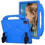 Béquille et poignée intégrées : support pliable, la béquille offre deux angles pour la visualisation et la saisie, ce qui est plus facile d'utiliser votre tablette lors de vos voyages en plein air, au travail, en jouant avec des enfants. La grande poignée facilite l'utilisation de votre tablette lorsque vous voyagez, travaillez et jouez à l'extérieur.