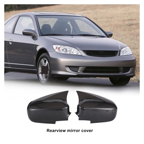 Couverture miroir Civic 2004 aérodynamique cadre rétroviseur carbone - 2