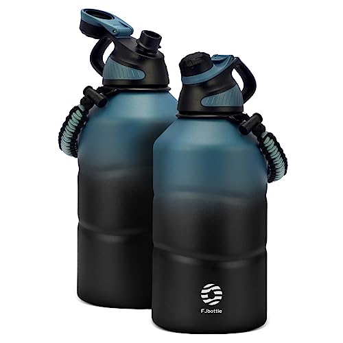 Fjbottle Botella Termica 1900ML con tapa magnética, sin BPA/sin Fugas botella agua acero inoxidable Gimnasio termo para deporte/bebida carbonatada
