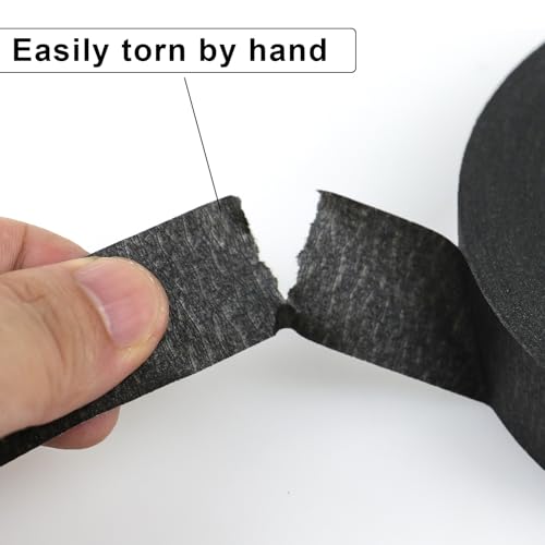 Image of 3 Pack Black Painters Tape - Masking Tape 1 inch Wide - Multi-Surface, Smart Adhesion, Indoor & Outdoor Use - Paint Tape for DIY, Labeling, Art, Car, General Purpose - 270FT Total