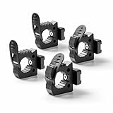 TACMOLLE Quick Release Rubber Clamp for MOLLE Panel, MOLLE Adapter Accessories Mount for Shovel, Axe, Tools, 4-Pack