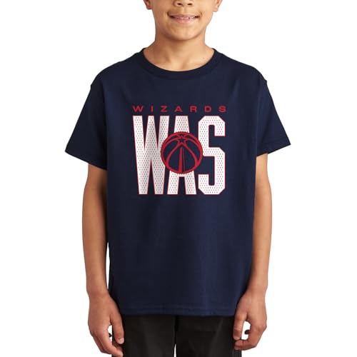 Junk Food NBA - Washington Wizards - City Mesh - Officially Licensed Youth Short Sleeve Fan Tee for Boys and Girls
