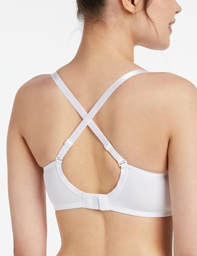 Image of Amazon Brand - Symbol Women's Cotton Stretch Padded Wire Free Medium Coverage T-Shirt Bra