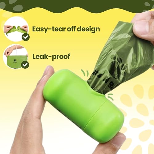 Image of Dog Poop Bags, Dog Waste Bags Unscented Refill Rolls