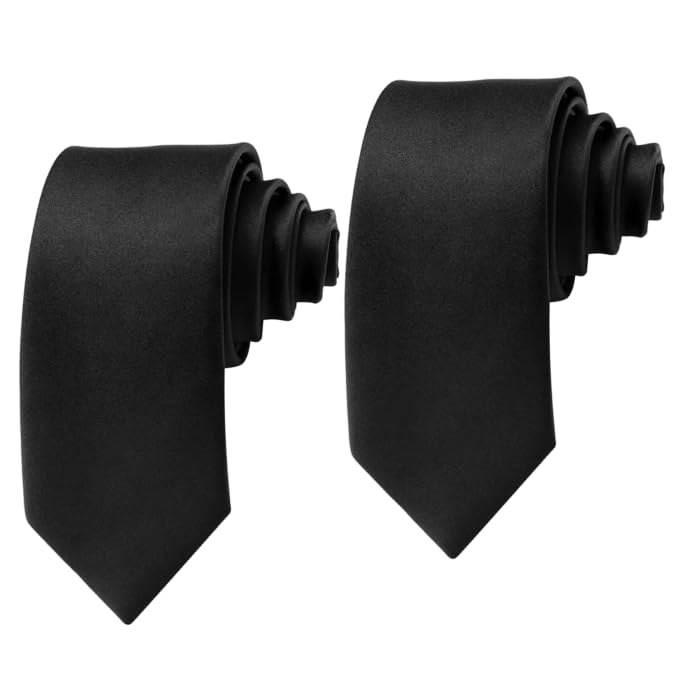 label punya Premium Classy Solid Satin Slim Necktie for Men | Formal & Casual Tie for Men | Perfect for Office,Formal Events, Weddings | Gift for Men-picture-45