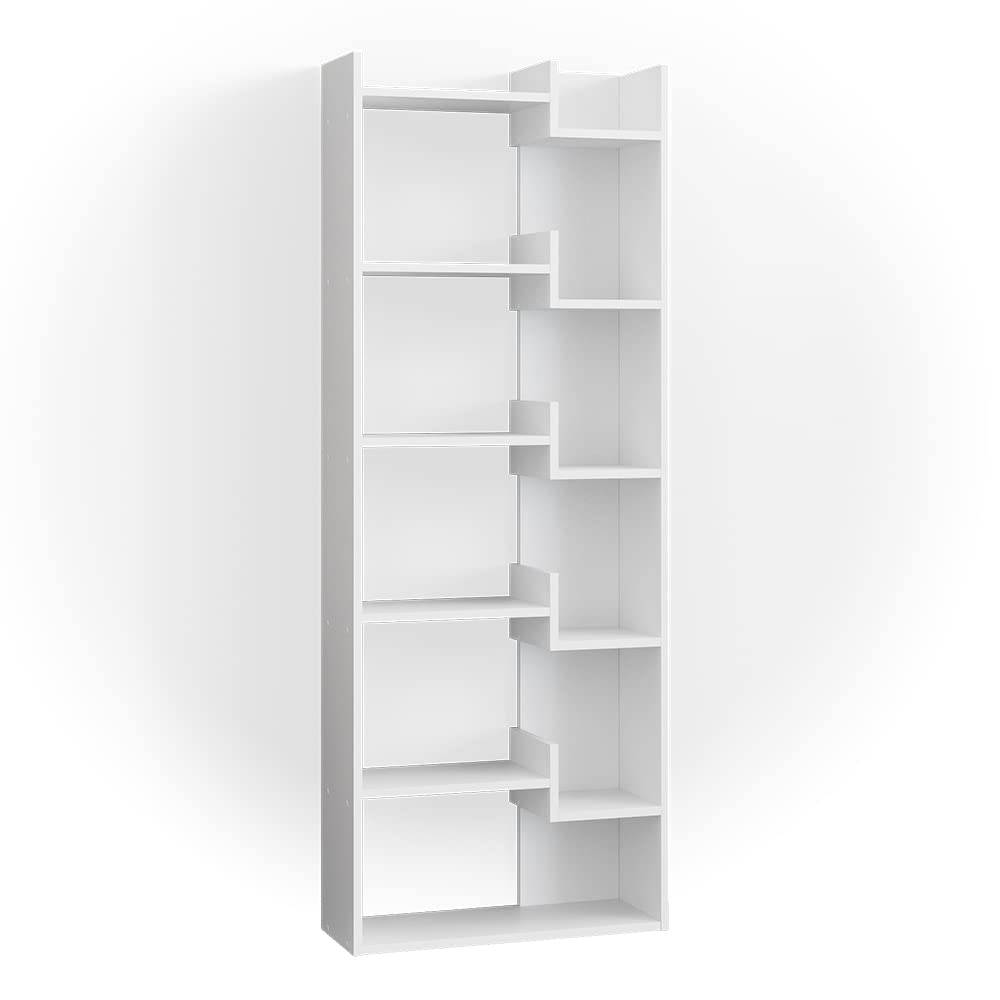 Vicco Raumteiler Fico, Weiß, 61 x 160.2 cm, zur Raumtrennung und Aufbewahrung mit offenem Regalaufbau
