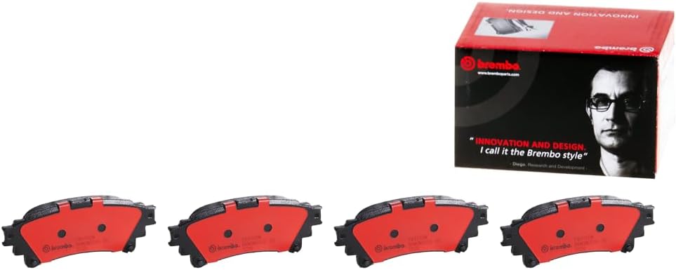 Brembo P83152N Premium Ceramic Rear Disc Brake Pad Set LEXUS/TOYOTA/TOYOTA (GAC) OE# 044660E010