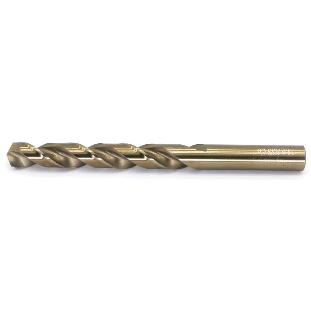 Set di Punteruoli per Trapano M35 al Cobalto, 13 mm, 5 pezzi, per Metalli Duri come Acciaio Inossidabile, Ghisa, Eccezionale Resistenza al Calore, Metrico 5% Cobalto M35, Grado HSS-CO, Design a Gambo