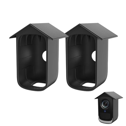 Funda de silicona compatible con eufy Security eufyCam 2C, funda de silicona para eufyCam 2C, fácil instalación, protege contra los rayos UV y la lluvia, funda de silicona, suave, duradera