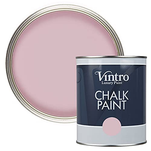 Chalk Paint | Olivia (Pink) | 1 Litre | Furniture Paint | Shabby Chic | Upcycle | Decorate | Ultra Matt Finish