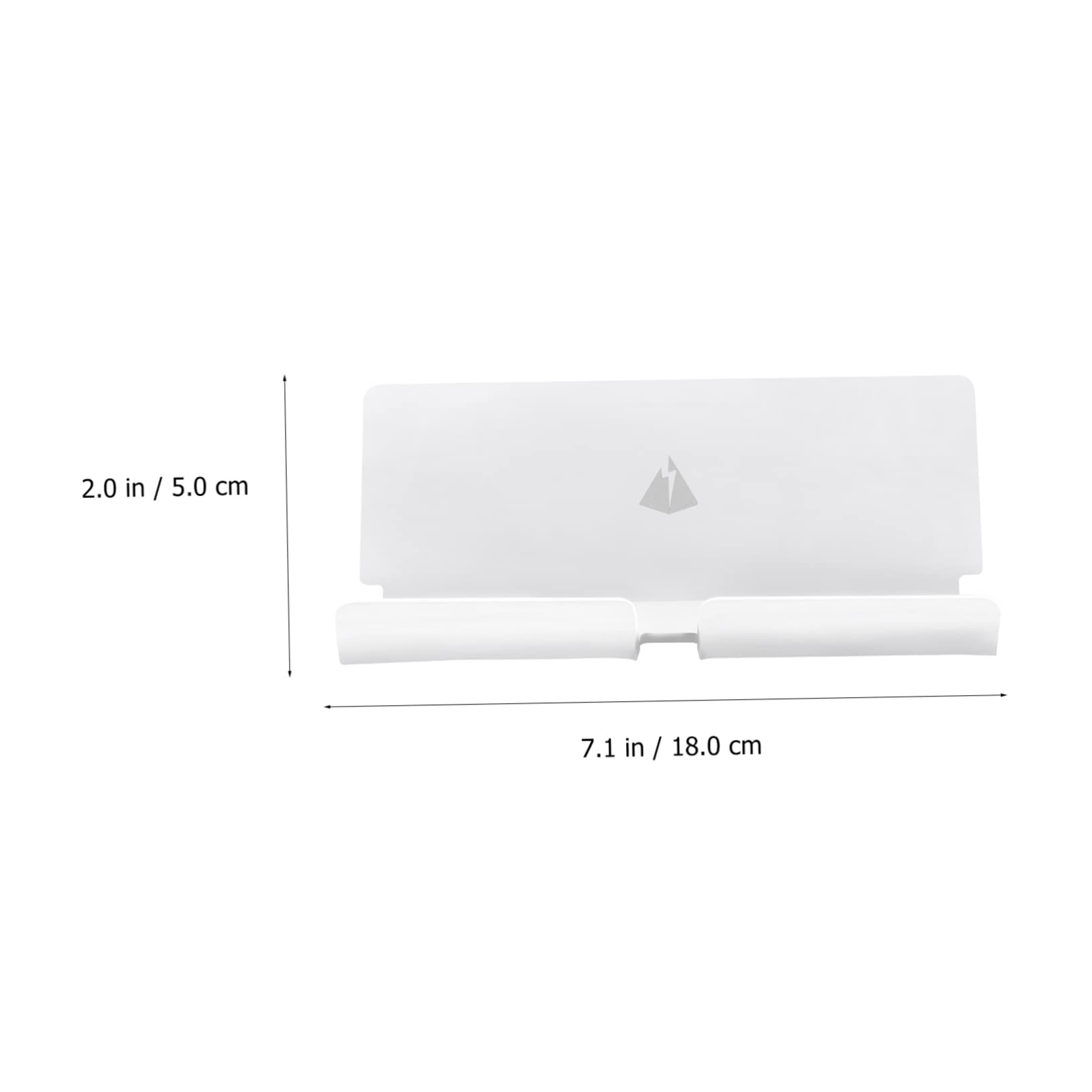 OSALADI 2pezzi Supporto Telefonico Da Muro Acrilico Senza Foratura Per Cucina e Bagno Supporto Per Smartphone e Tablet Facile Installazione e Ricarica Resistente e Durevole