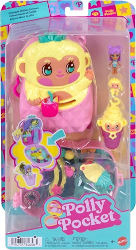 Polly Pocket Coffret Ananas et Ouistiti Jouet de voyage - vue 7