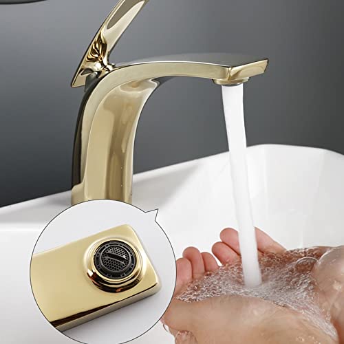 Mitigeur noir et blanc de lavabo résistant au calcaire - 2