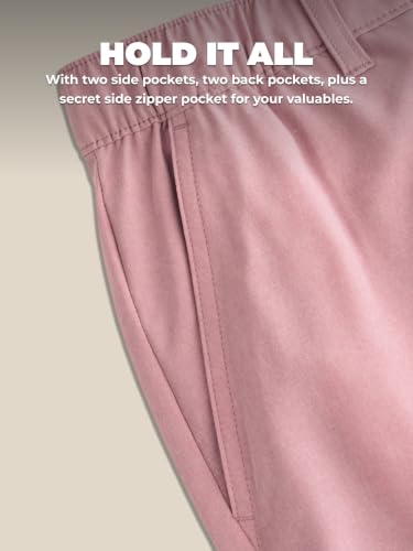 Image of Chubbies Everywear Men's Shorts - Mens Shorts Casual 6in Inseam, Elastic Waist, Water-Resistant, Zipper Pocket
