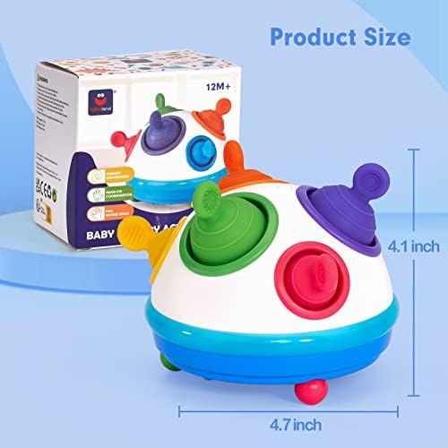 hahaland Baby Toys 6 Months Plus, Toddler Pull and Pop Montessori Toys for 1 Year Old Boys, Educational Learning Sensory Toys for 1 2 3 Year Old Boys Girls Baby Toys Birthday Gifts