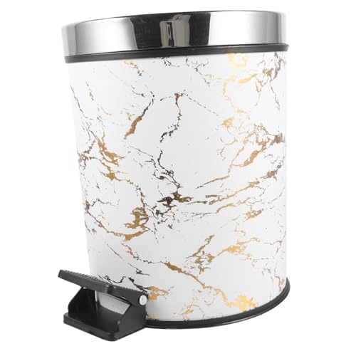 Caneca de basura de pedal 8L para cocina y baño miniatura 1