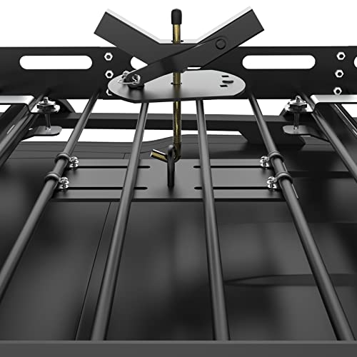 MELIPRON Universal Spare Tire Carrier for Roof Racks Platform Cargo Baskets with Lock - Thumbnail 6