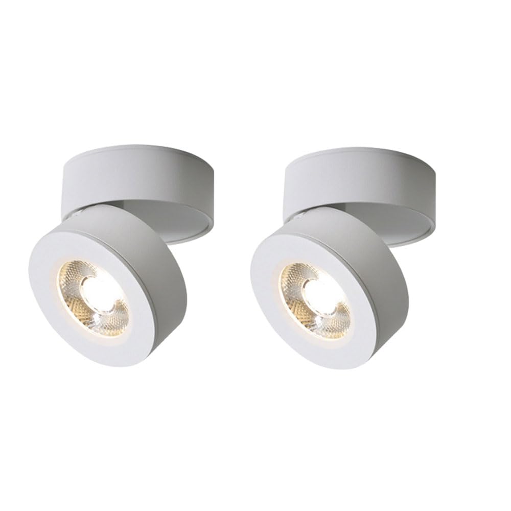 IOEDHW Creative Modern Downlight Foldable Spot Light Surface Mounted Ceiling Spot Lamps Ultra Thin Aisle Lights Bedroom Kitchen Island Corridor Directional Ceiling Down Lighting Anti-glare Ceiling Lam