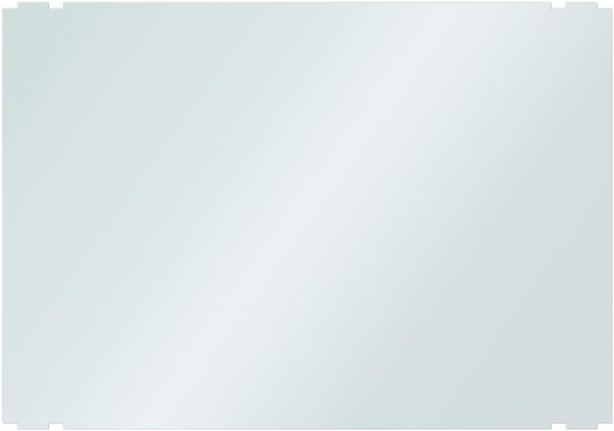 Radex 85010700 100 x 70 cm Clear Methacrylate Screen 5mm Thick Modular Series Perfect for Offices and Shops