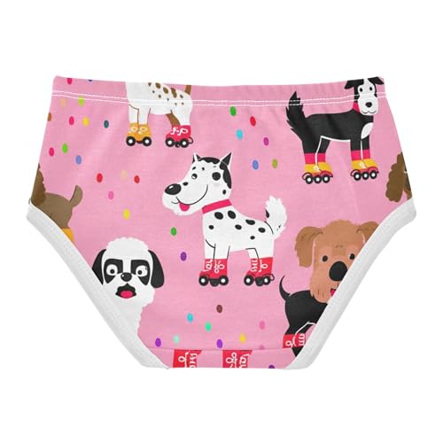 Cartoon Dogs Colorful Paws Girls Underwear Toddler 2t Cotton Cute Panties Girl Personalized Briefs Undies Kids2