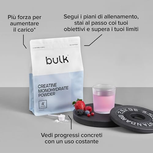 Bulk Creatina Monoidrato Polvere 250 g | 73 porzioni | Creatina micronizzata pura | Senza aroma | Vegano e Halal | Ideale per fitness, allenamento e palestra | Si scioglie facilmente - Immagine 3