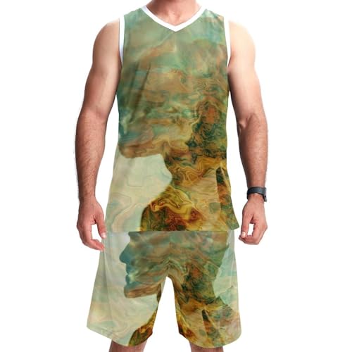 Combinaison de basket-ball homme avec poches vêtement sport 5XL