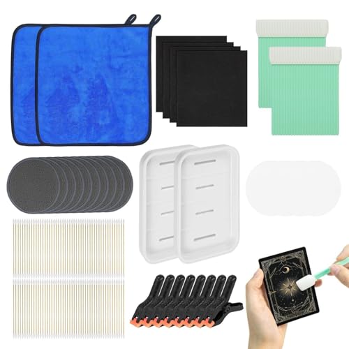 Kit de nettoyage de cartes outils entretien redressement clips mousse EVA jeunes débutants