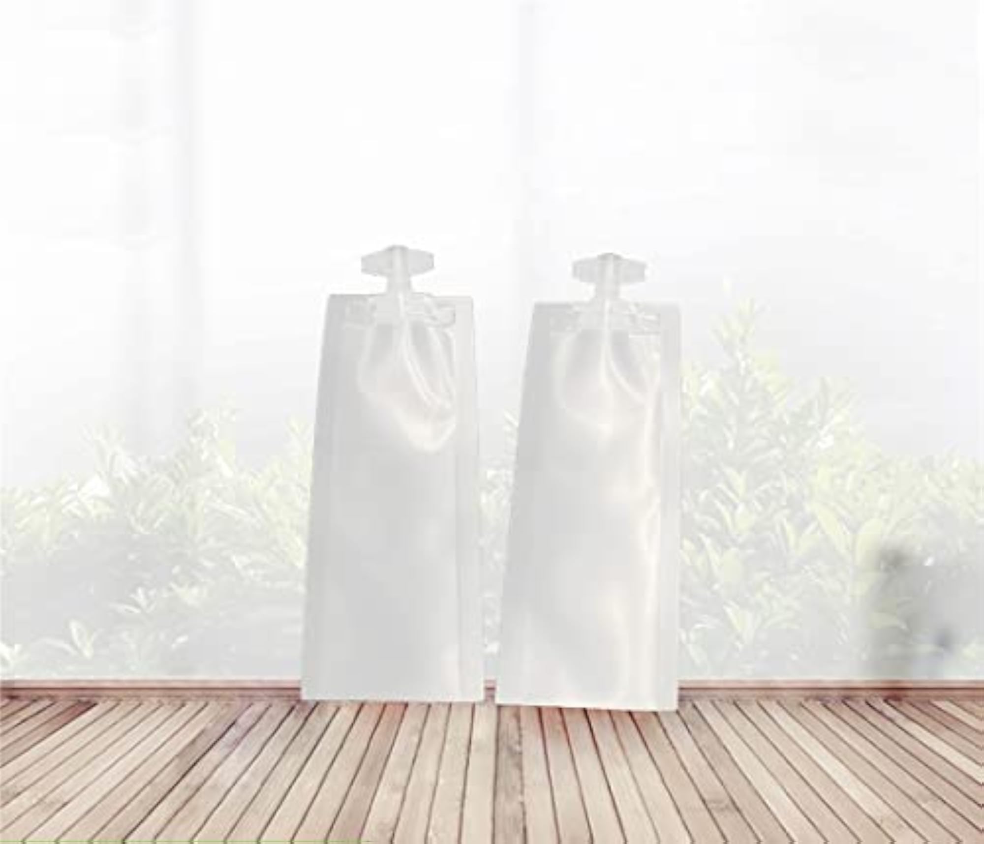 50Pcs 0.17oz Matte Cream Shampoo Pouches