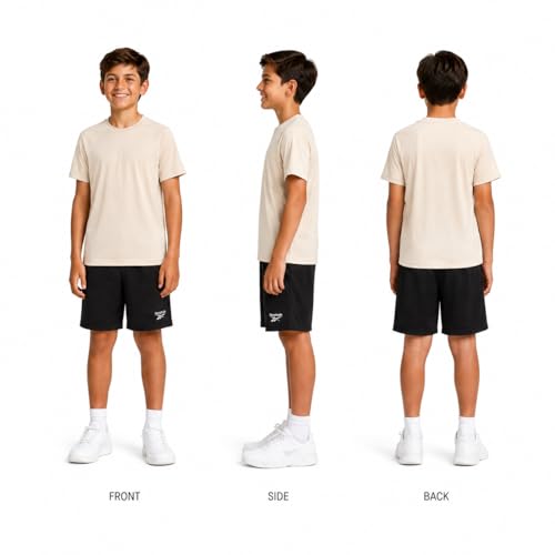 Reebok Boys Graphic Tee & Basketball Shorts 2-Piece Athletic Set - image 2