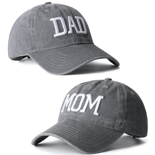 La Mejor Recopilación de dia del padre beisbol que Puedes Comprar On-line. 48 Genérico Gorros Bordados para Mamá y Papá de béisbol Ajustables Parejas Día Padres con Bordado 3D algodón Premium Transpirables versátiles Interiores